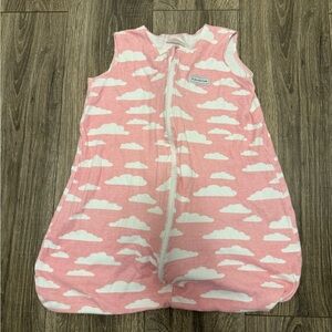 BaebaeGoods Pink Cloud Baby Sleep Sack Size 6-12 Months